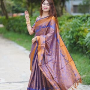 Pure Kanjivaram, Soft and Elegant katan Sharee