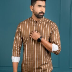 Men's long sleeve print katua collection (4 color)
