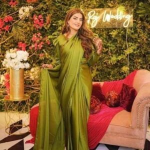 Solid Color Silk Sharee