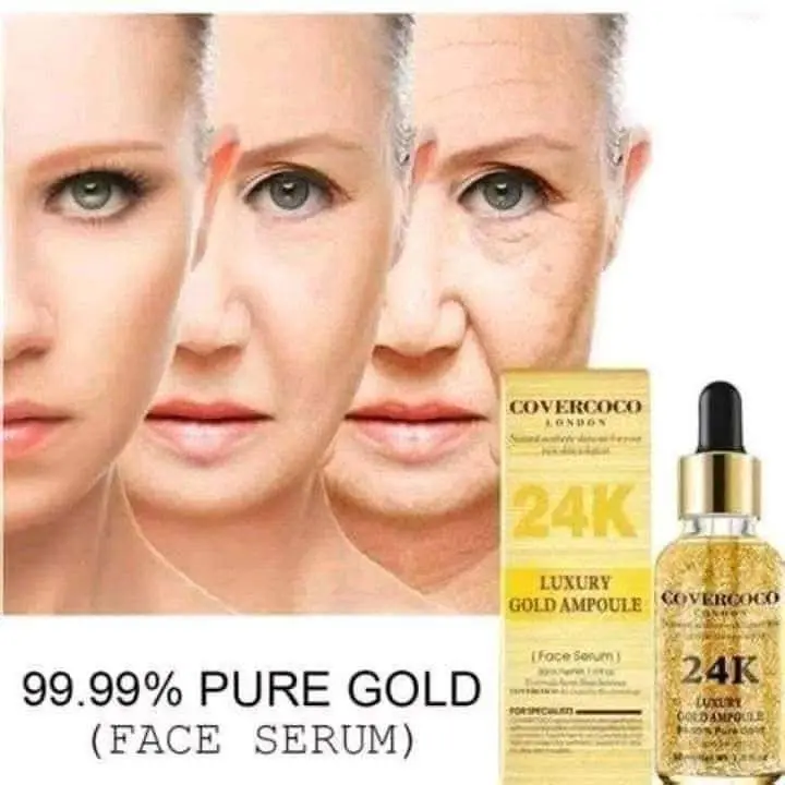 Luxury 24K Gold Serum – Brightening & Rejuvenating Face Elixir - Image 3