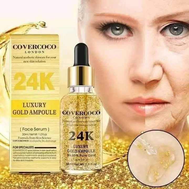 Luxury 24K Gold Serum – Brightening & Rejuvenating Face Elixir