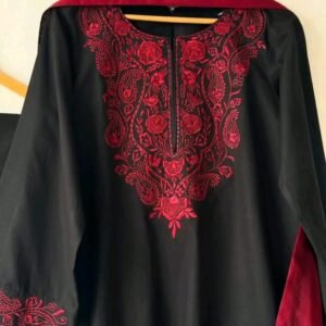 Elegant Sequence Embroidery Three Piece Suit – Ready-to-Wear 3-Piece Set