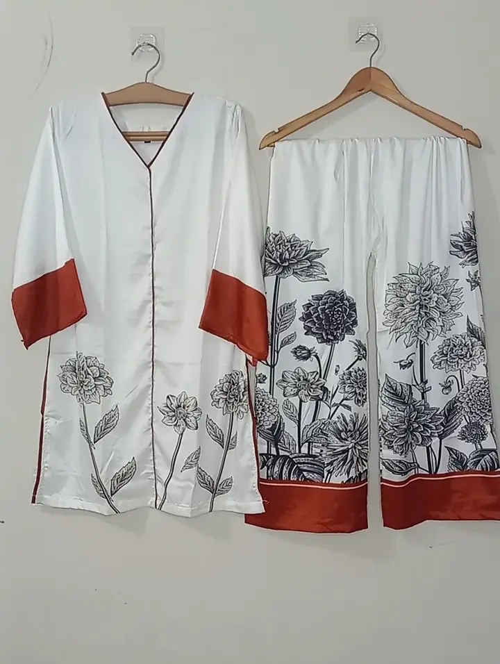 Stylish Floral Dress 2 Piece Set | ফ্যাশনেবল লেডিজ টু পিস ড্রেস