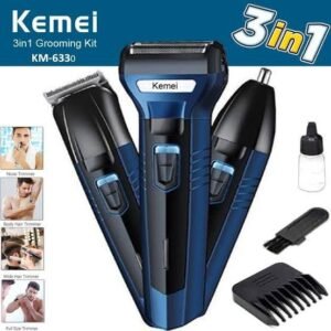 Kemei KM-6330 3-in-1 Trimmer | Hair, Beard & Nose Grooming Kit – কেমেই ট্রিমার বাংলাদেশে