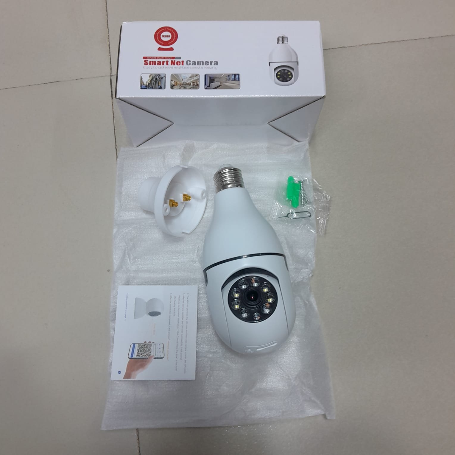 Smart 360° Rotated Security Camera HD 1080P – টু-ওয়ে অডিও ও ওয়াটারপ্রুফ স্মার্ট ক্যামেরা - Image 6
