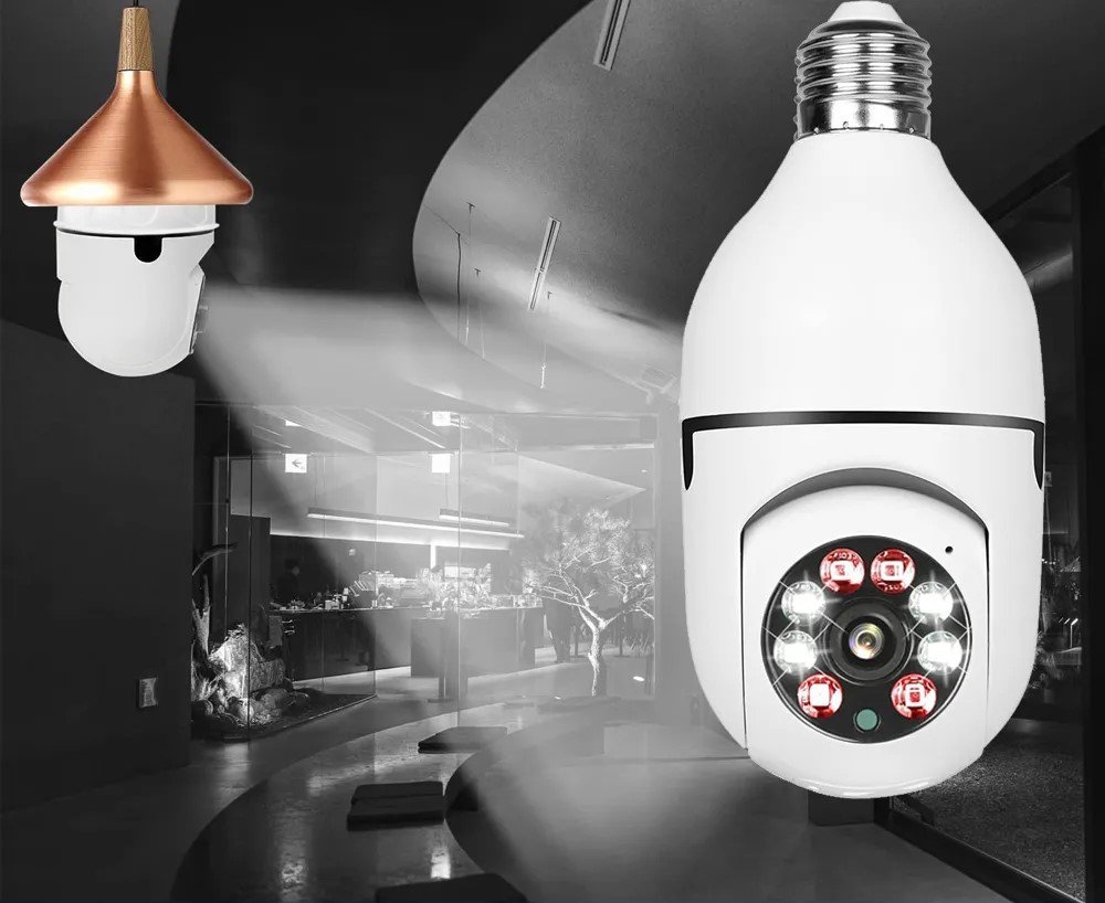 Smart 360° Rotated Security Camera HD 1080P – টু-ওয়ে অডিও ও ওয়াটারপ্রুফ স্মার্ট ক্যামেরা