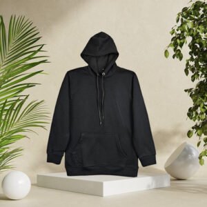 Snow Soft Ladies Hoodie (Black) | লেডিস হুডি