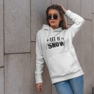 WinterWhisper Ladies Hoodie (White) | উষ্ণ আর স্টাইলিশ হুডি ফর উইমেন