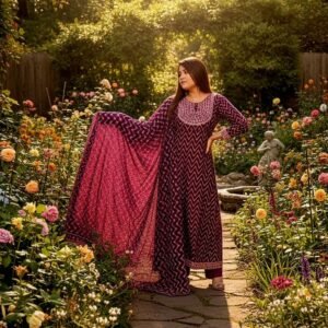 Grown Three Piece - ট্রেন্ডি ও স্টাইলিশ গ্রাউন থ্রি পিস