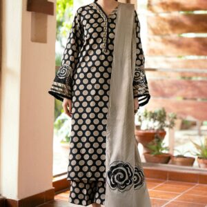 Premium Dubai Silk Three Piece – লাক্সারি দুবাই সিল্ক থ্রি পিস