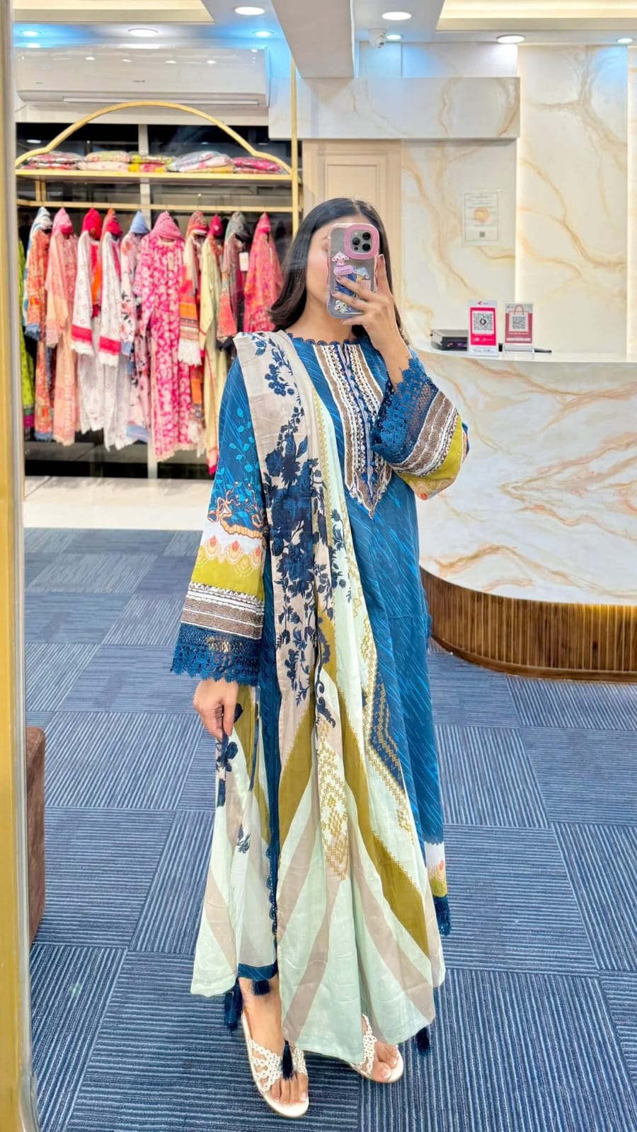 Digital Print Three Piece – ট্রেন্ডি ও আরামদায়ক লেডিজ কালেকশন - Image 2