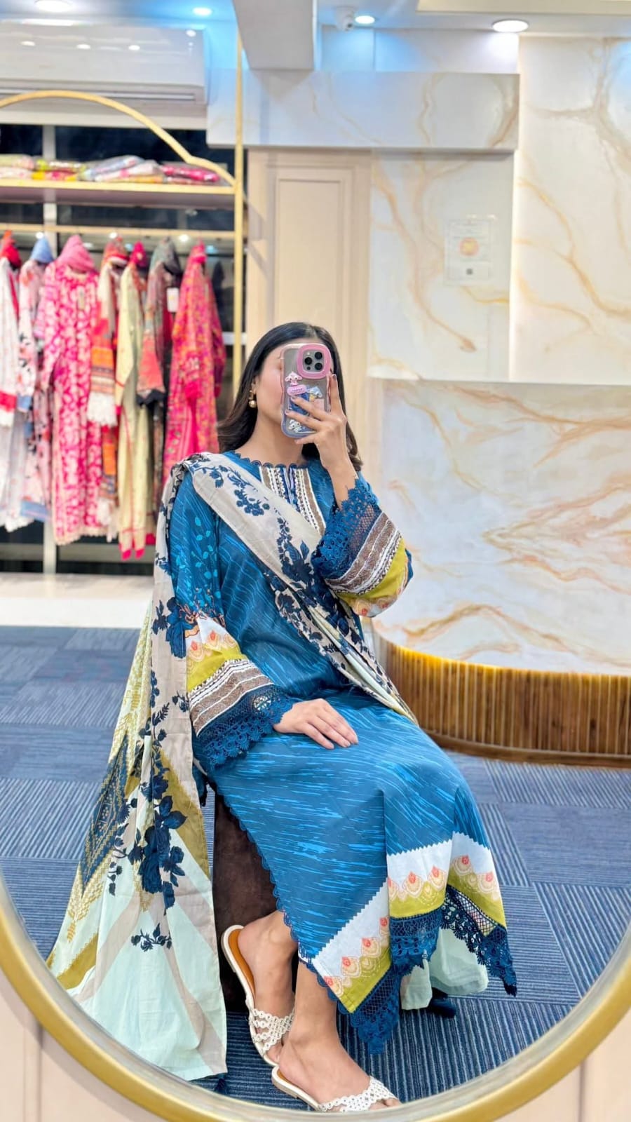 Digital Print Three Piece – ট্রেন্ডি ও আরামদায়ক লেডিজ কালেকশন - Image 3