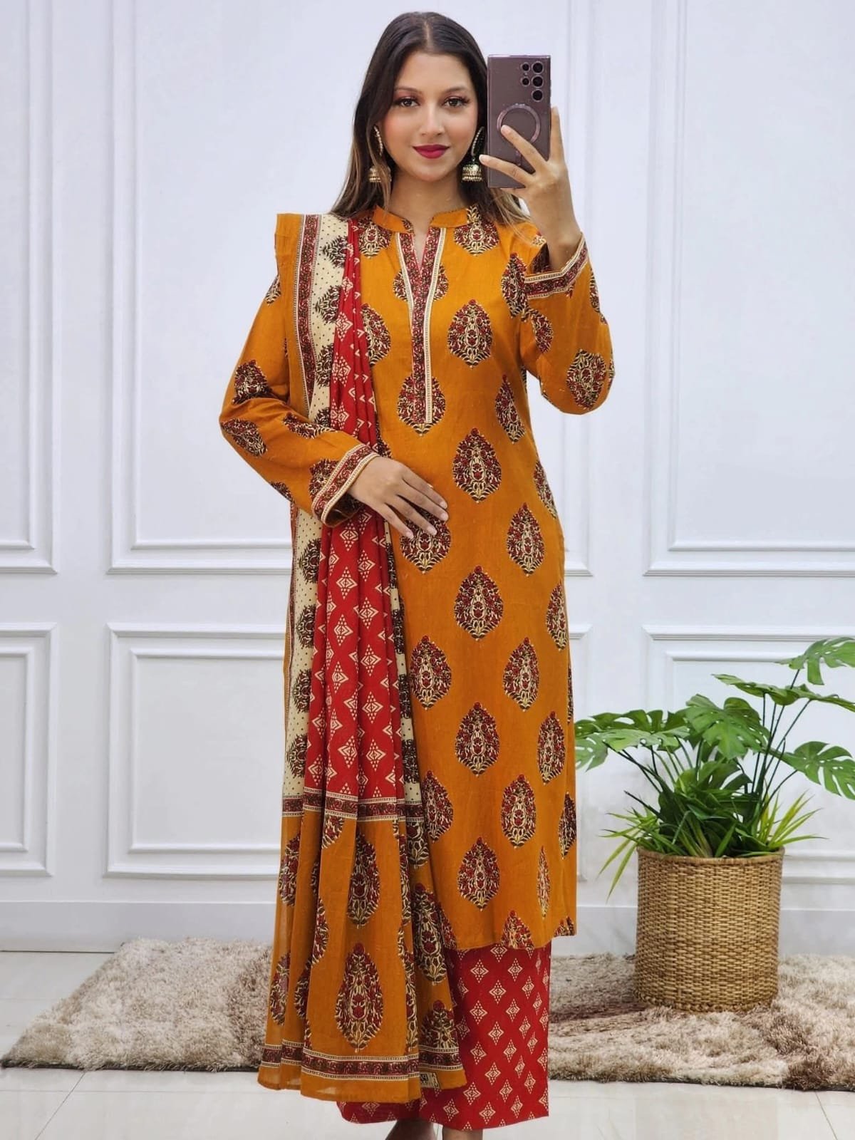 Gorgeous Digital Print Three Piece | Eid Dresses - Image 3