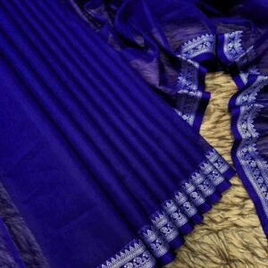Soft Cotton Traditional Saree – নকশি পেয়ার সুতি শাড়ি