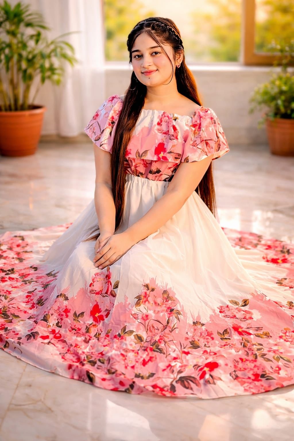 Beautiful Marmaid Gown Dress | স্টাইলিশ মারমেইড গাউন পার্টি ড্রেস - Image 2