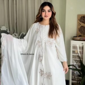 Sada Bahar 3 Piece for Eid | স্টাইলিশ সাদা বাহার থ্রি পিস
