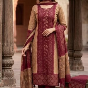 Unstitch Silk Batik Three Piece | সিল্ক বাটিক আনস্টিচ থ্রি পিস