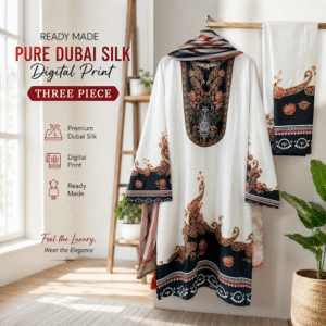 Ready Made Three Piece Dress | রেডি মেড পিওর থ্রি পিস ড্রেস
