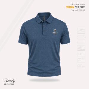 China Mercerized Polo Shirt | এক্সপোর্ট কোয়ালিটি পোলো শার্ট