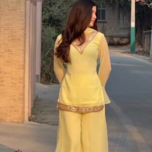 Georgette Trendy Three Piece | জর্জেট সিকুয়েন্স থ্রি পিস