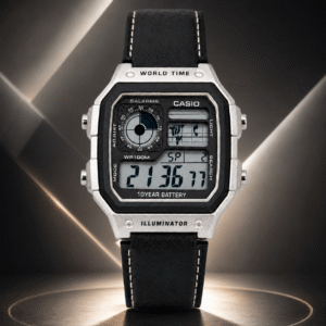 CASIO Leather Strap Watch | ক্যাসিও ইলুমিনেটর লেদার স্ট্র্যাপ ঘড়ি