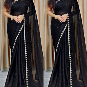 Georgette Sharee with Blouse Piece | জর্জেট শাড়ি ব্লাউজ পিসসহ