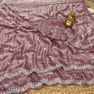 Indian Georgette Sharee with Blouse Piece | ইন্ডিয়ান জর্জেট শাড়ি