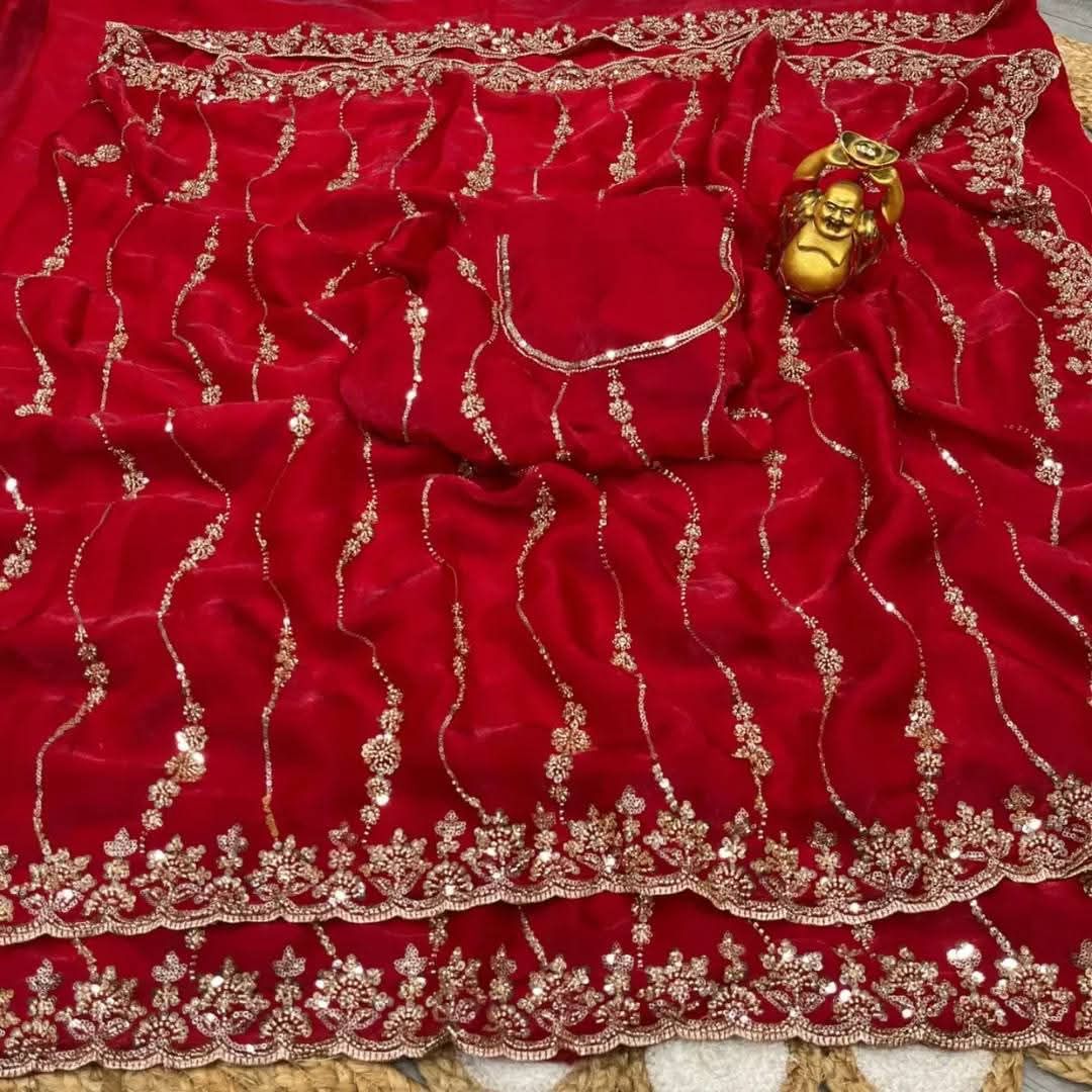 Indian Fendi Silk Saree Collection | ইন্ডিয়ান ফেন্ডি সিল্ক শাড়ি - Image 5