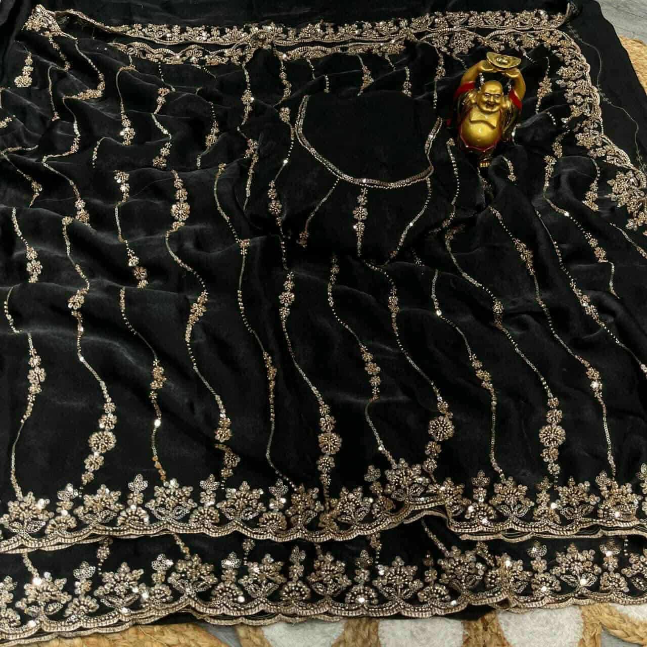 Indian Fendi Silk Saree Collection | ইন্ডিয়ান ফেন্ডি সিল্ক শাড়ি - Image 3