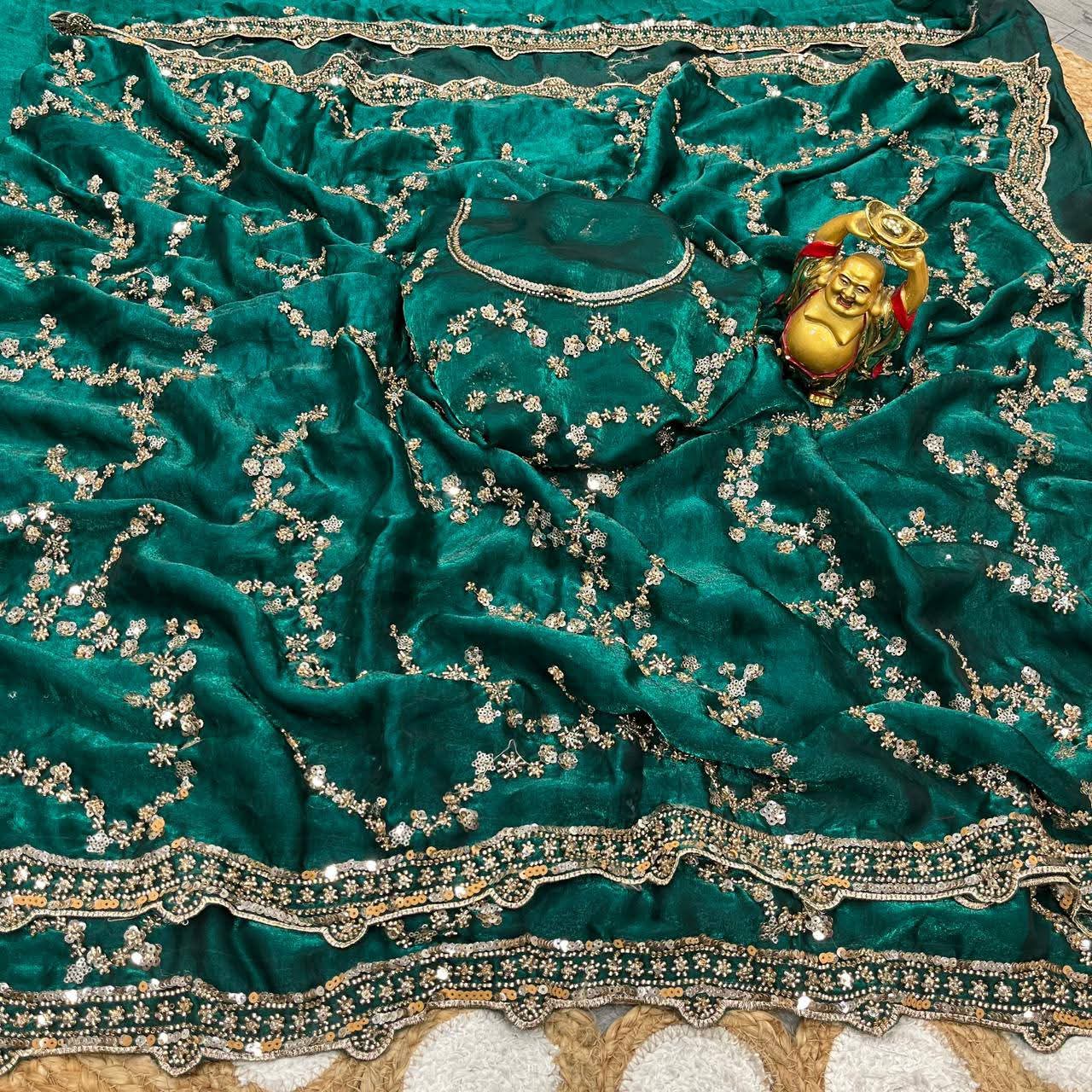 Indian Fendi Silk Saree Collection – ইন্ডিয়ান ফেন্ডি সিল্ক শাড়ি কালেকশন - Image 6