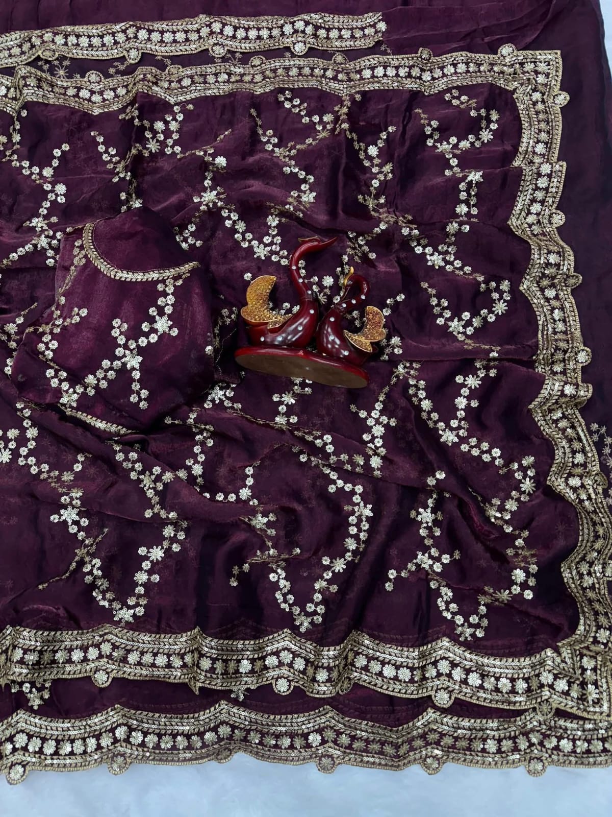 Indian Fendi Silk Saree Collection – ইন্ডিয়ান ফেন্ডি সিল্ক শাড়ি কালেকশন - Image 10