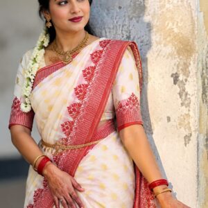 Arunanjali Saree with Matching Blouse Piece | অরুণাঞ্জলি শাড়ি উইথ ম্যাচিং ব্লাউজ পিস
