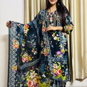 Digital Print Three Piece | ডিজিটাল প্রিন্ট থ্রি পিস