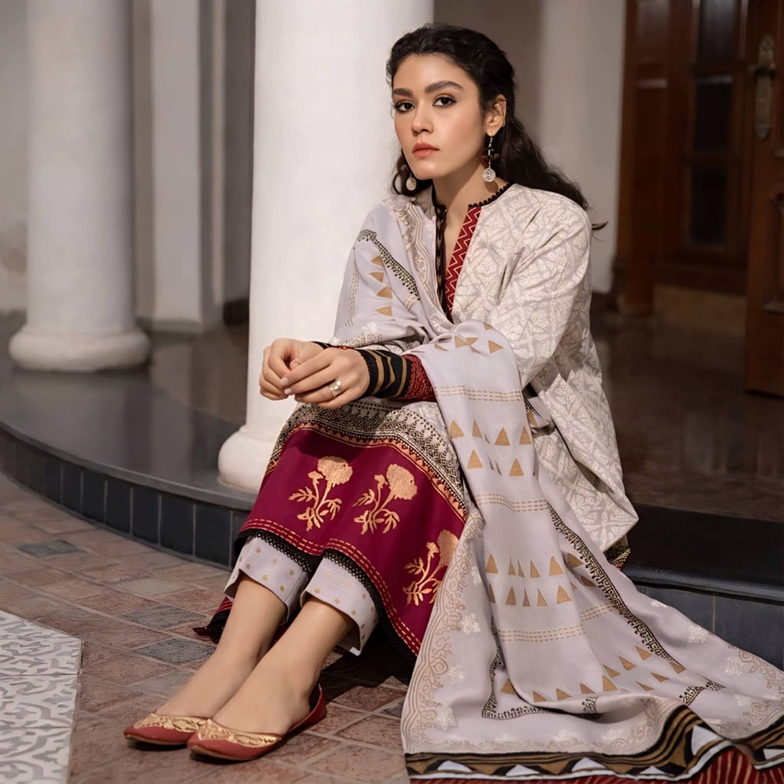 Aarong Dress Cotton Three Piece | আরং কটন থ্রি পিস