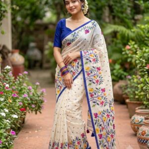 Chanderi Silk Sharee | Elegant Silk Saree for Women