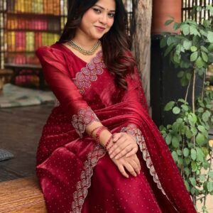 Georgette Saree with Blouse Piece – জর্জেট শাড়ি