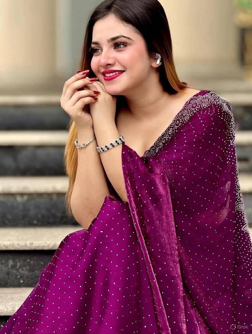 Georgette Saree with Blouse Piece – জর্জেট শাড়ি - Image 5