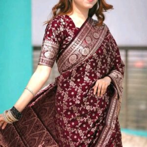 Royal Benaroshi Katan Saree – রয়্যাল বেনারশি কাতান শাড়ি