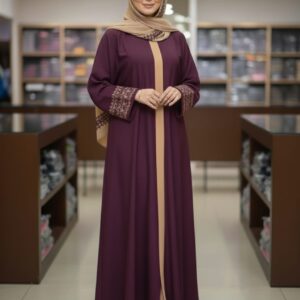 Sneha Koti Borka with Hijab – স্নেহা এমব্রয়ডারি বোরকা