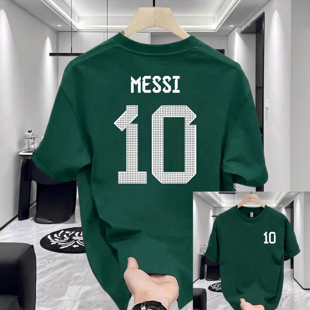 Stylish Drop Shoulder Messi Tshirt – স্টাইলিশ ড্রপ শোল্ডার টি-শার্ট - Image 3