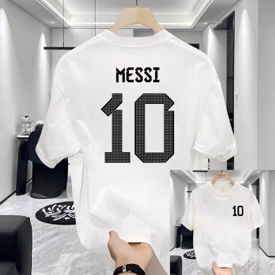 Stylish Drop Shoulder Messi Tshirt – স্টাইলিশ ড্রপ শোল্ডার টি-শার্ট - Image 4