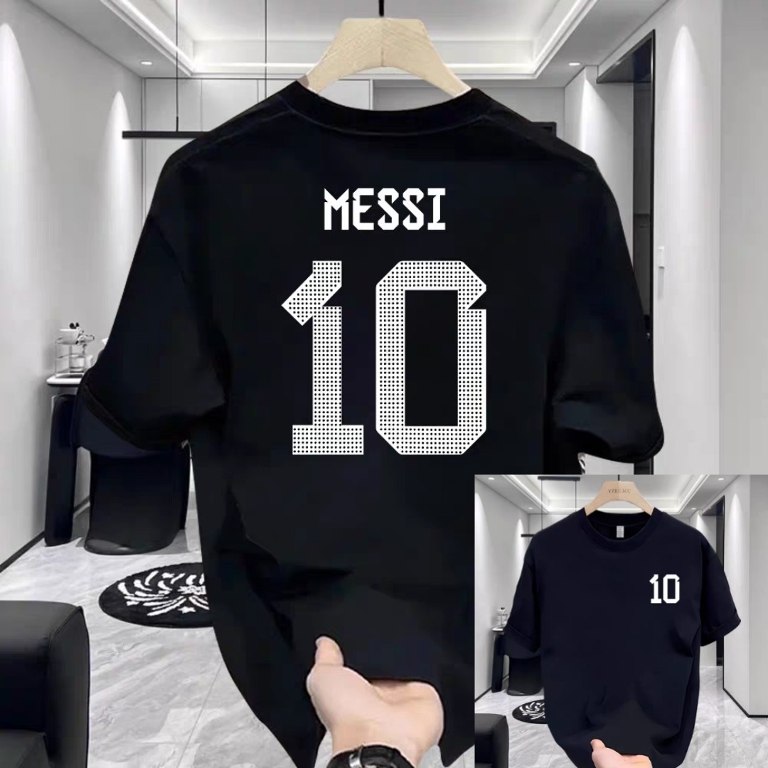 Stylish Drop Shoulder Messi Tshirt – স্টাইলিশ ড্রপ শোল্ডার টি-শার্ট - Image 5