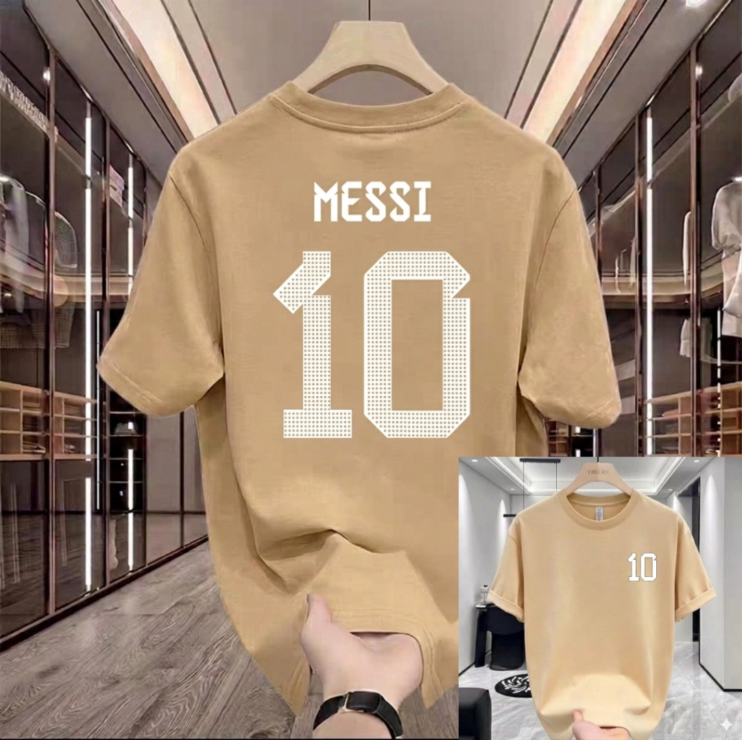 Stylish Drop Shoulder Messi Tshirt – স্টাইলিশ ড্রপ শোল্ডার টি-শার্ট - Image 6