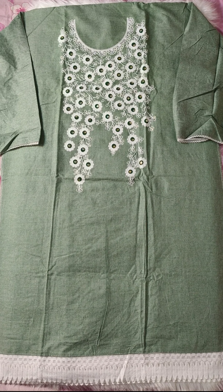 Elegant Cotton Embroidery 3 Piece | এলিগ্যান্ট কটন এমব্রয়ডারি থ্রি-পিস - Image 6