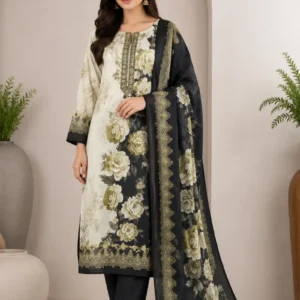 Jamjam Switch Cotton 3Pis Dress | জমজম সুইচ কটন থ্রি-পিস