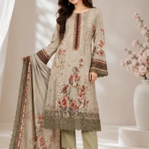 Premium Cotton Three Piece | মার্শাল কটন থ্রি-পিস