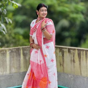 Special Puja Collection – স্পেশাল পূজা কালেকশন | Traditional Printed Saree