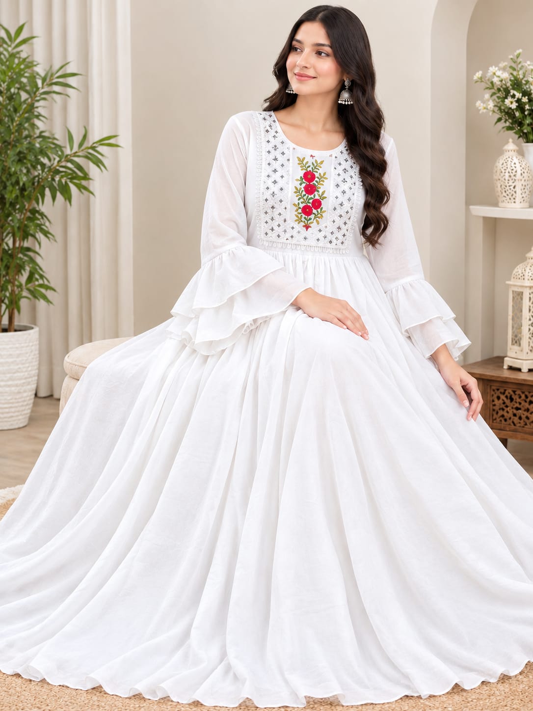 Stunning One Piece Gown | আকর্ষণীয় ডিজাইনের গাউন - Image 3