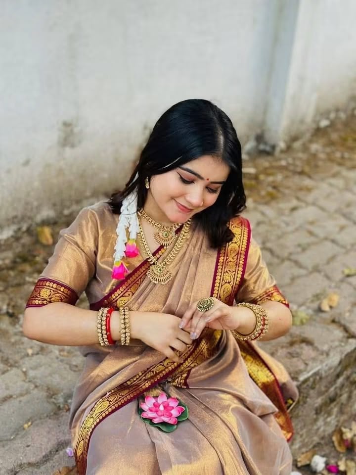 Puja Hit Lama Silk Saree – পূজার সাজে ট্রেন্ডি লামা সিল্ক শাড়ি Puja Hit Lama Silk Saree – পূজার জন্য ট্রেন্ডি লামা সিল্ক শাড়ি