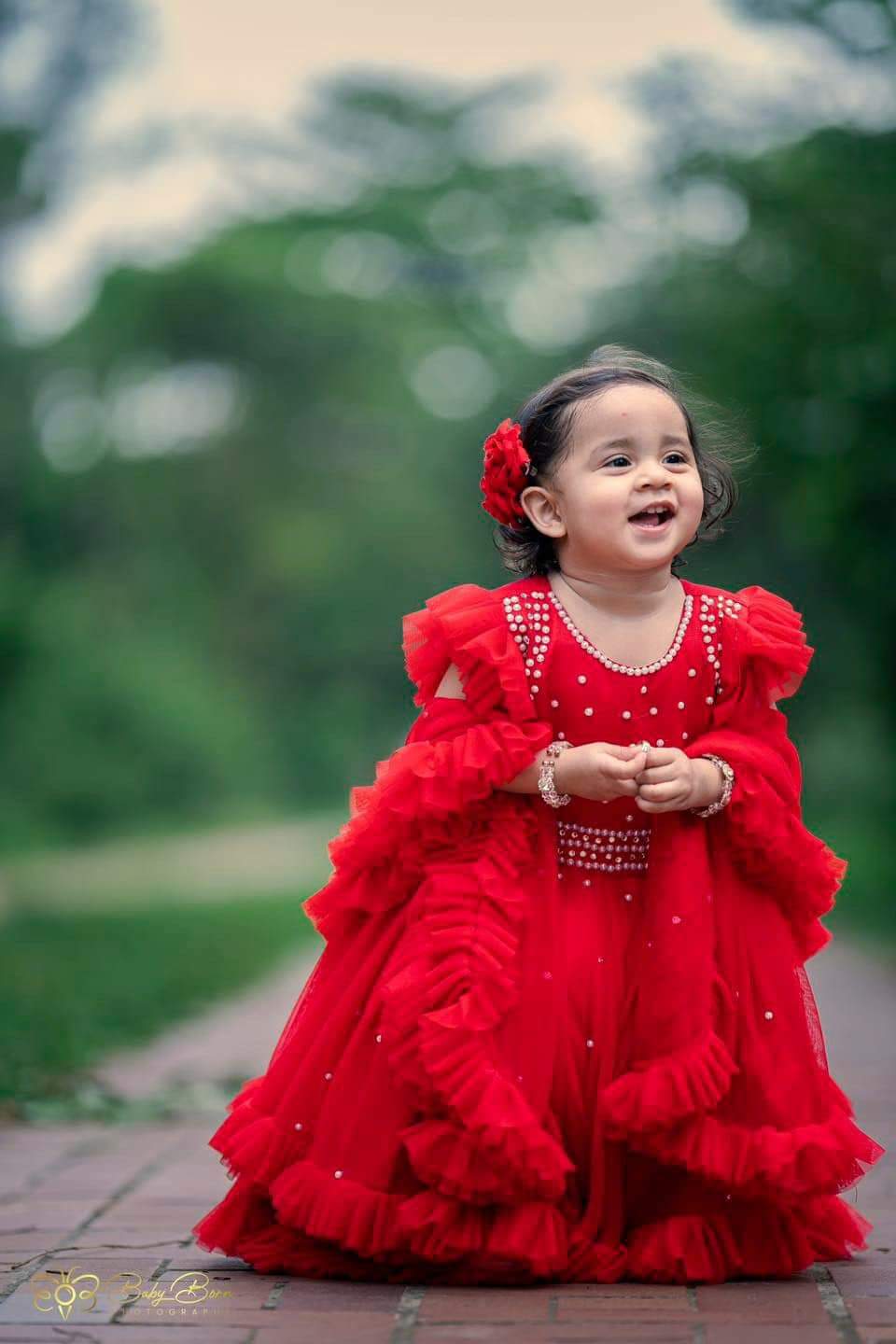 Cute Baby Girl Party Dress | কিউট বেবি পার্টি ওয়্যার - Image 4